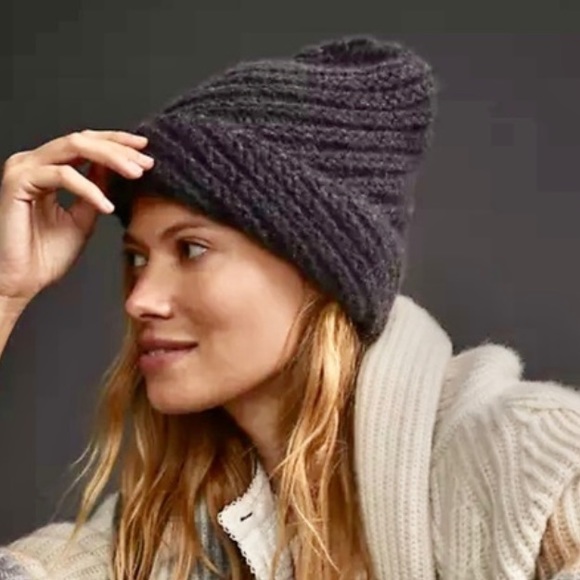 Anthropologie Accessories - Anthropologie The cashmere collection hat beanie by Anthropologie new without ta